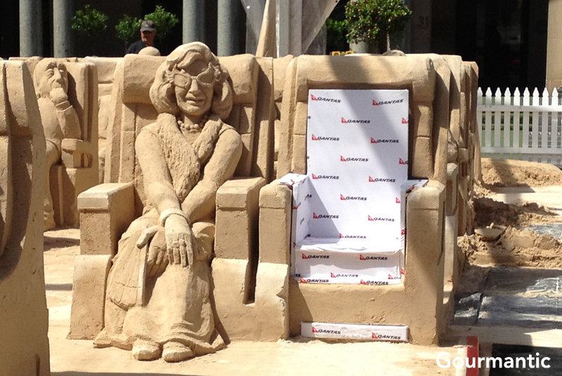 Qantas Sand Plane Sculpture