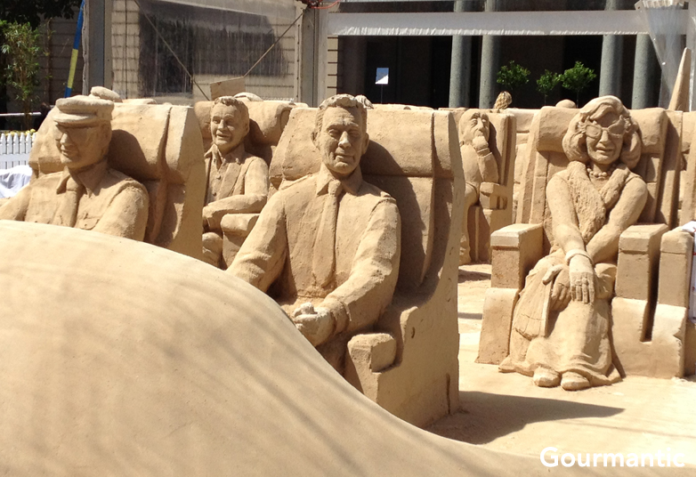 Qantas Sand Plane Sculpture