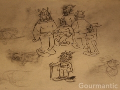 Astérix et Obélix - Asterix, early sketches