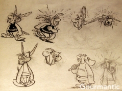 Astérix et Obélix - Asterix, early sketches