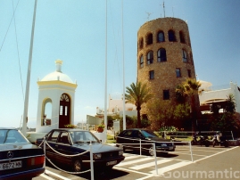 Puerto Banús Spain - Tower and Capilla, Virgen del Carmen