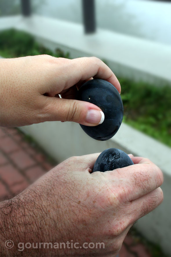 Owakudani black eggs
