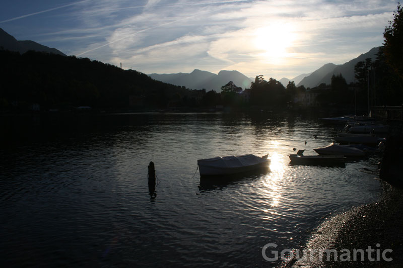 Sunset in Lenno, Lake Como