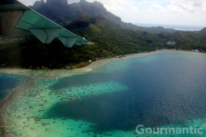 Aerial view of Tahiti