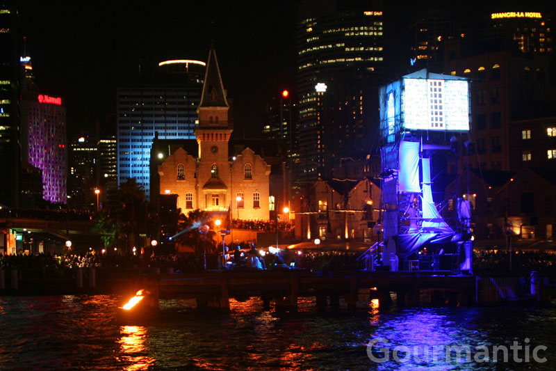 Vivid Sydney - The Rocks Fire Water Show