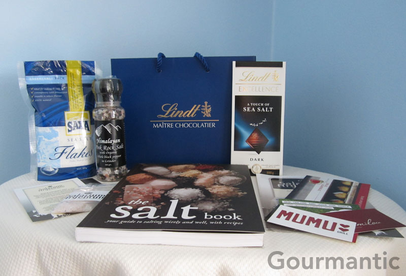 The Salt Book goodies bag