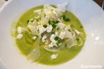 Pea Soup with fennel and Feta