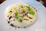 Creamed celeriac with Steamed Fish