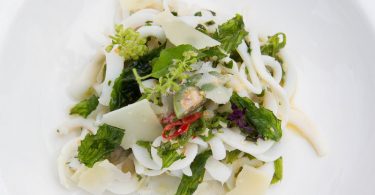 Cuttlefish Pasta with Thai Inspired Pesto - Sharone - SAMUI