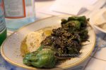 Blistered Padron Peppers, Fragrant Salt - Smoked Garlic Toum