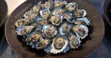 NSW Oysters with Granny Smith Eschallots Dill Oil