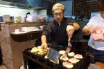 Chef Kazu Preparing Okonomiyaki
